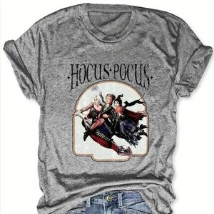 Hocus Pocus Women's Crew T-shirt Size XXL Gray